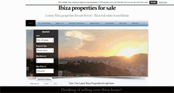 Desktop Screenshot of ibizavillasforsale.com